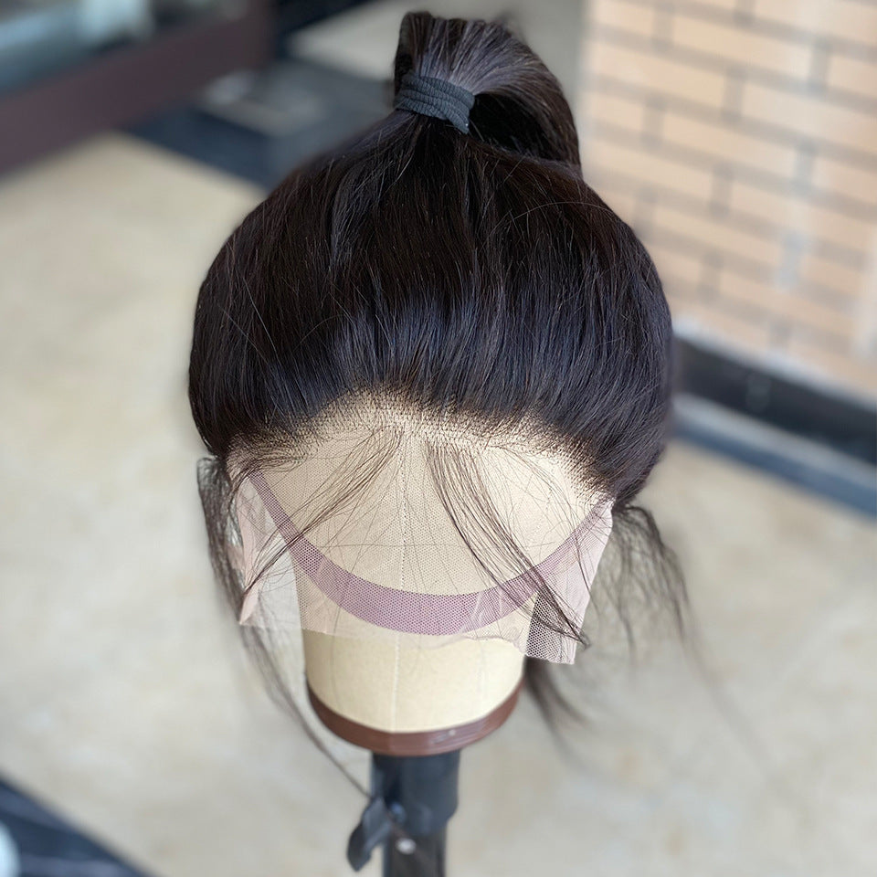 360 Perruques de cheveux humains face à face Perruque de cheveux réels