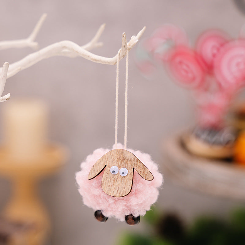 Pendentif de cerf de Noël Felt Pendentif créatif