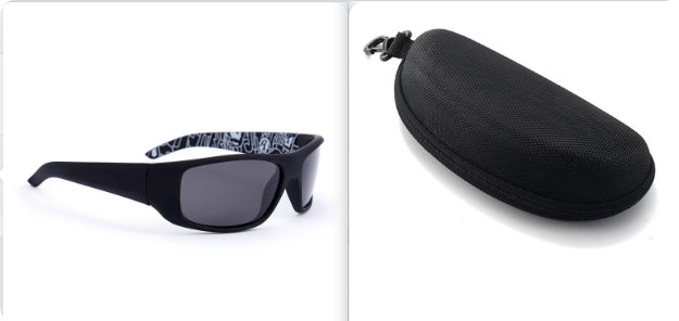 Retro Camouflage Frame Polarized Glasses Outdoor Riding Shading