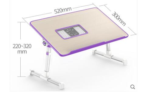 Table de lit pour ordinateur portable réglable Support de bureau pliable Notebook