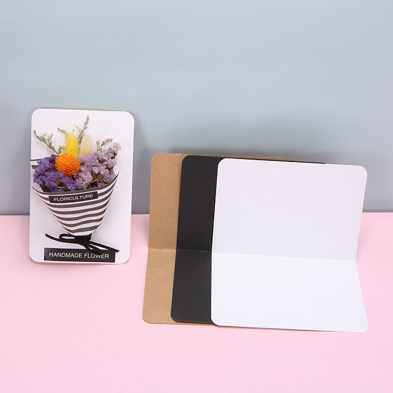 Carte Kraft pliée