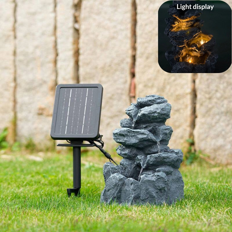 Réservoir de poisson solaire écologique Rockery