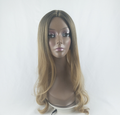 Perruque Explosion dame long bouclé cheveux dégradé anime