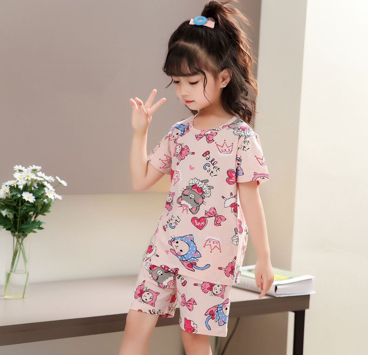 Version coréenne des vêtements et pyjamas pour enfants