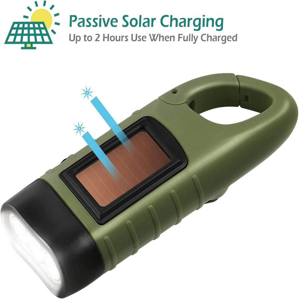 2-Pack Ensemble de torches solaires et mains cranes