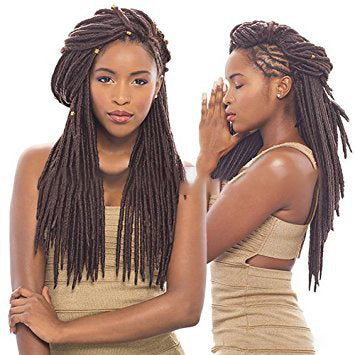 Perruque chimique tresse noire africaine