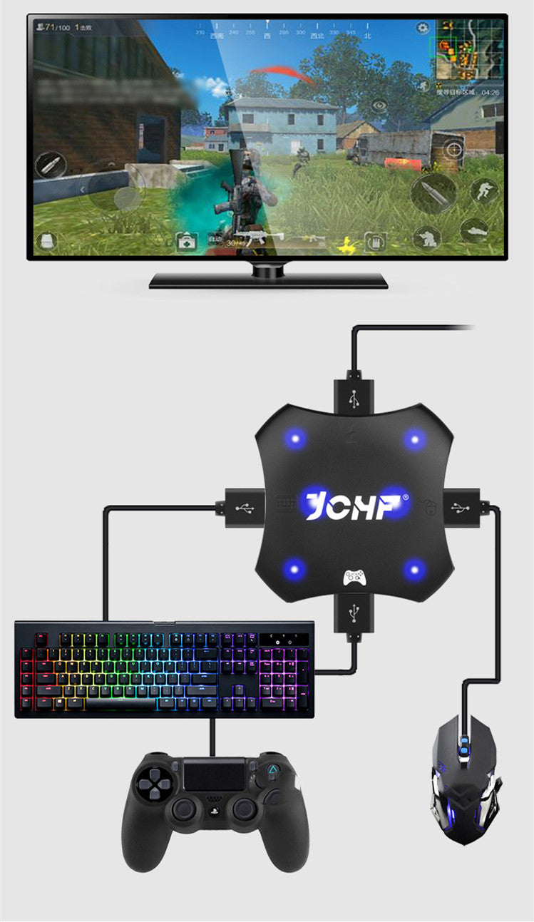 Gamepad keyboard and mouse converter eat chicken throne