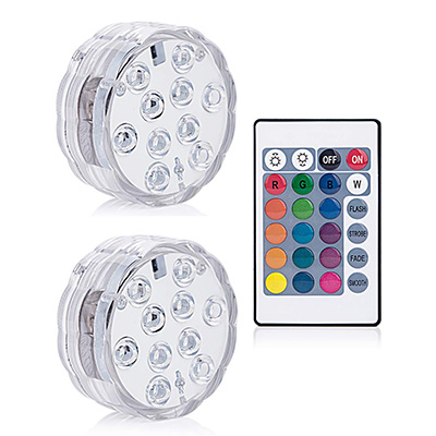 LED télécommande plongée lumière de bougie imperméable