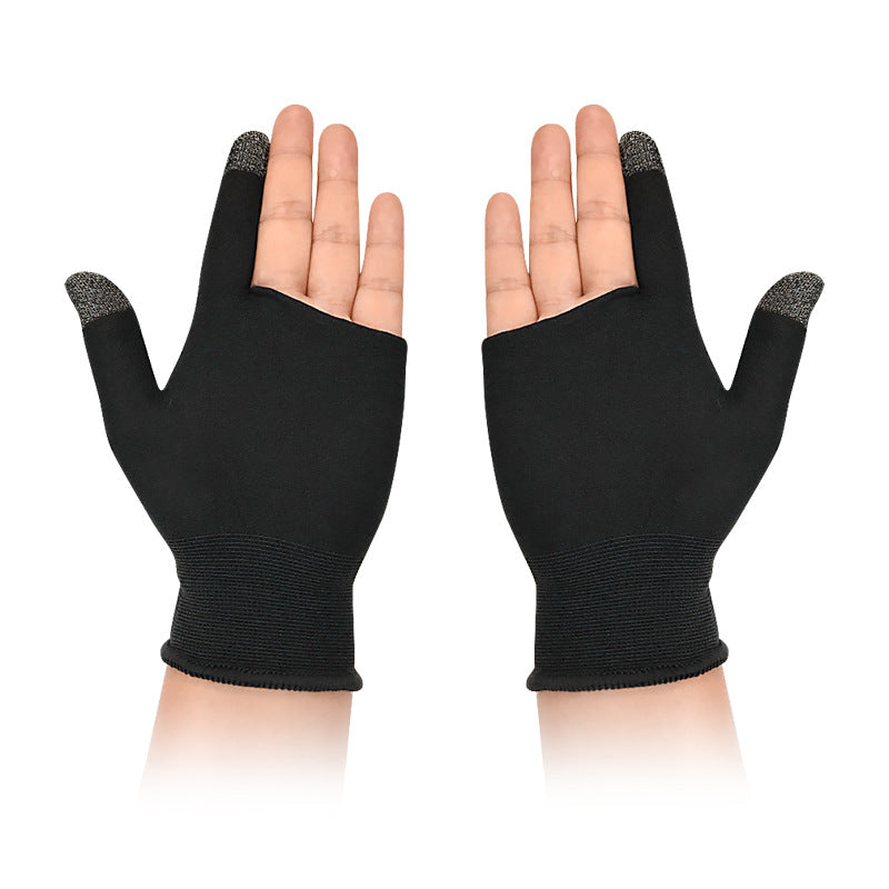 E-sports Gants tactiles à deux doigts Gaming