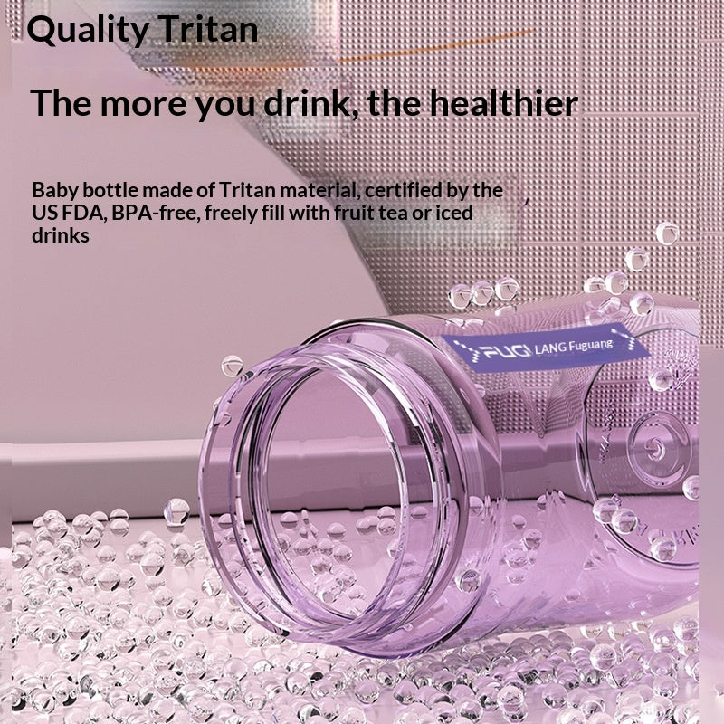 Bouteille en plastique anti-éclaboussures pour enfants