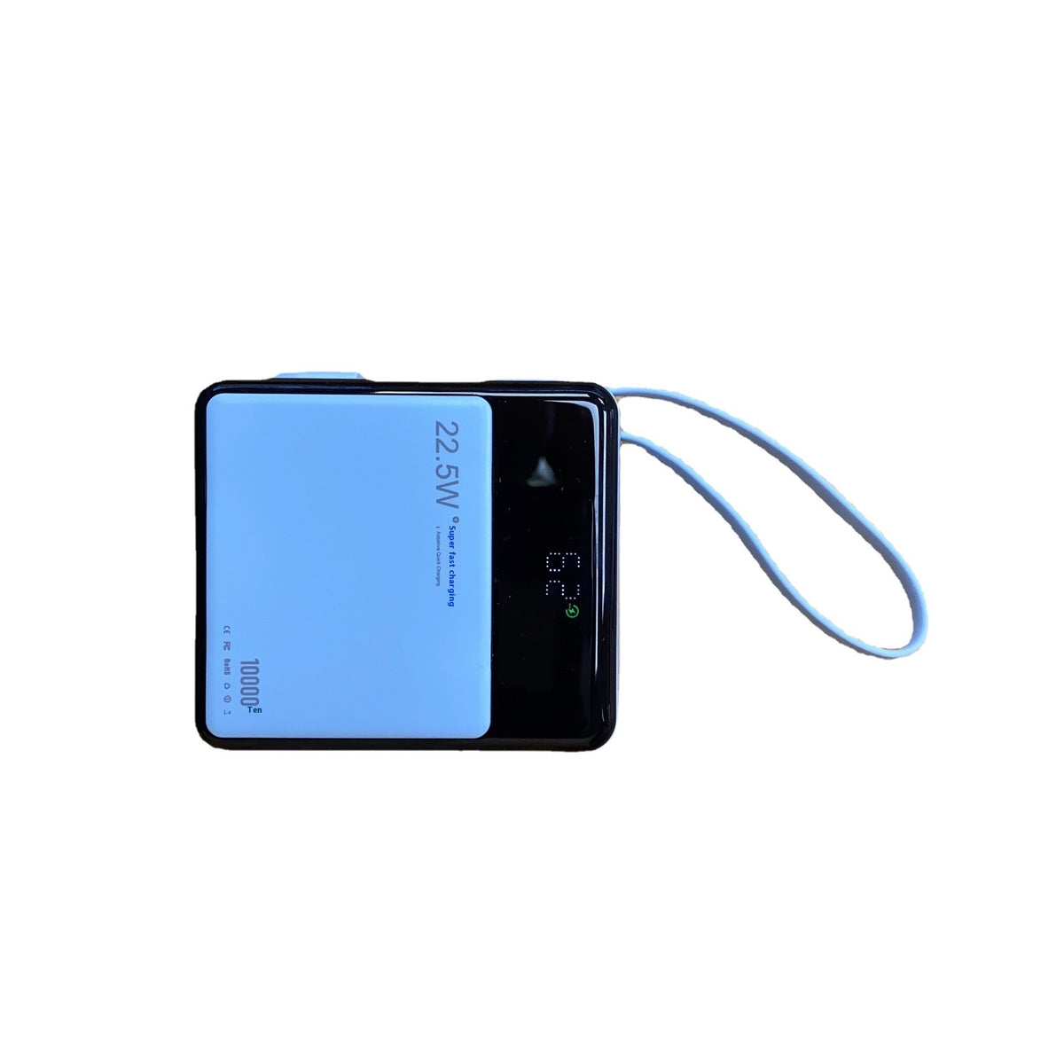 Fast-charging power bank with cable