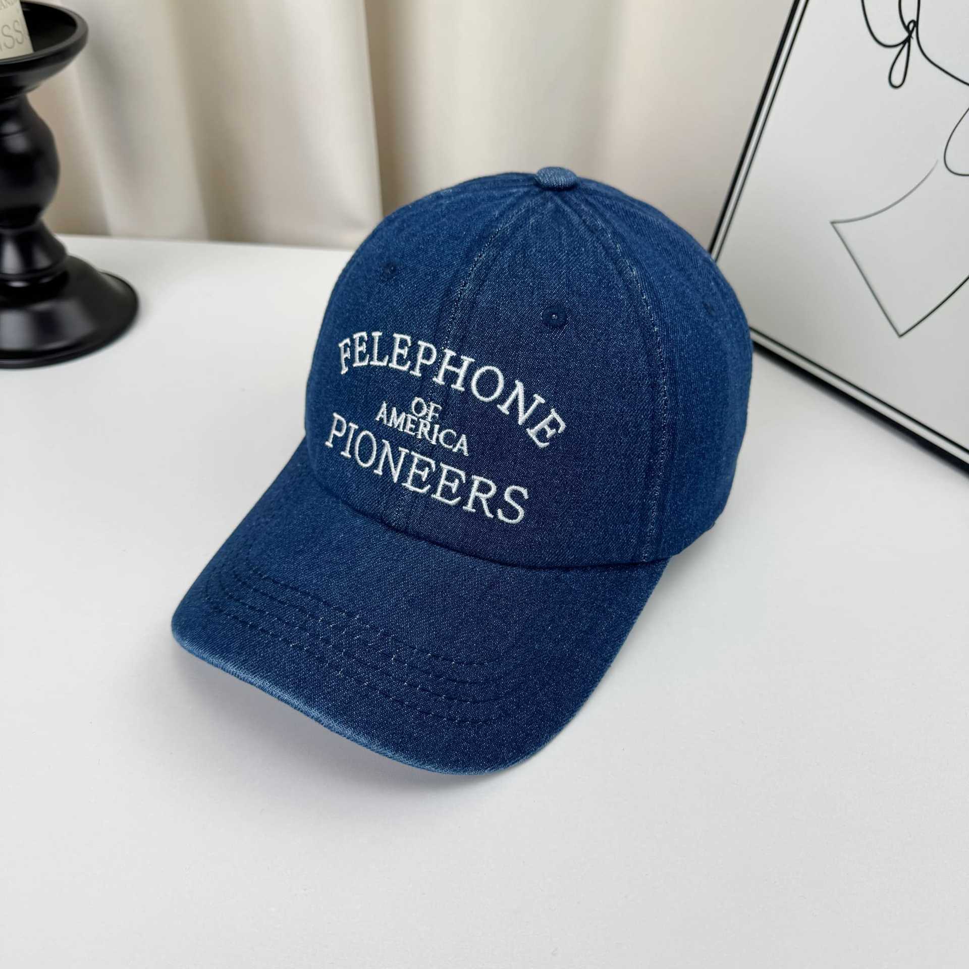 Chapeau de baseball de Denim polyvalent pour hommes