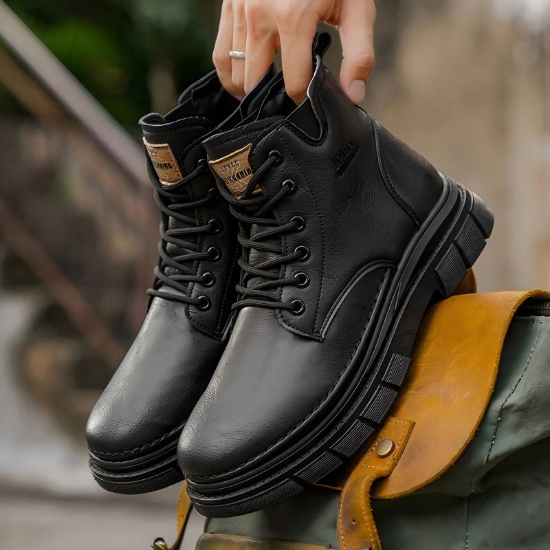 Bottes Martin haut de gamme pour hommes d'automne