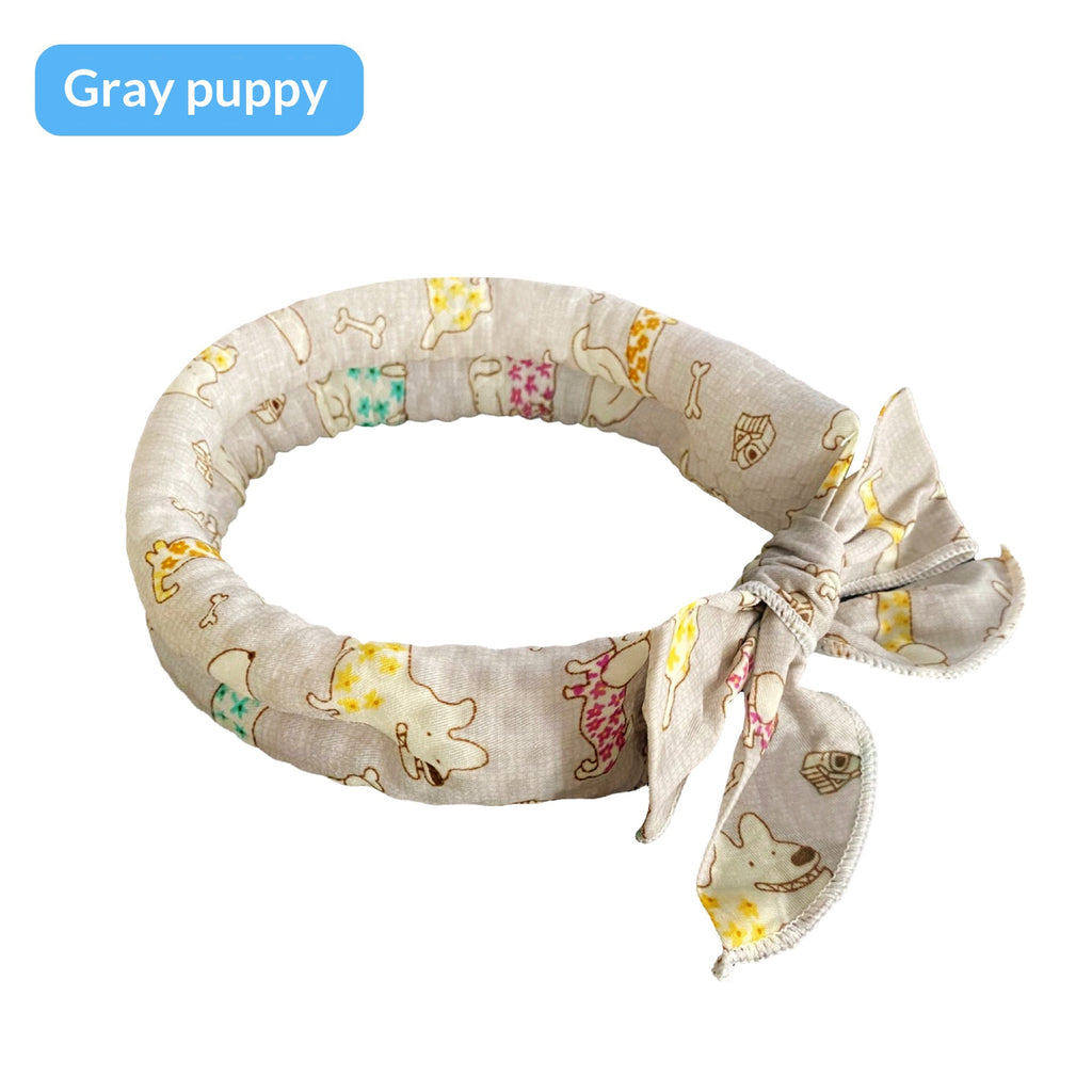 Summer Cartoon Plush Cat Cooling Scarf