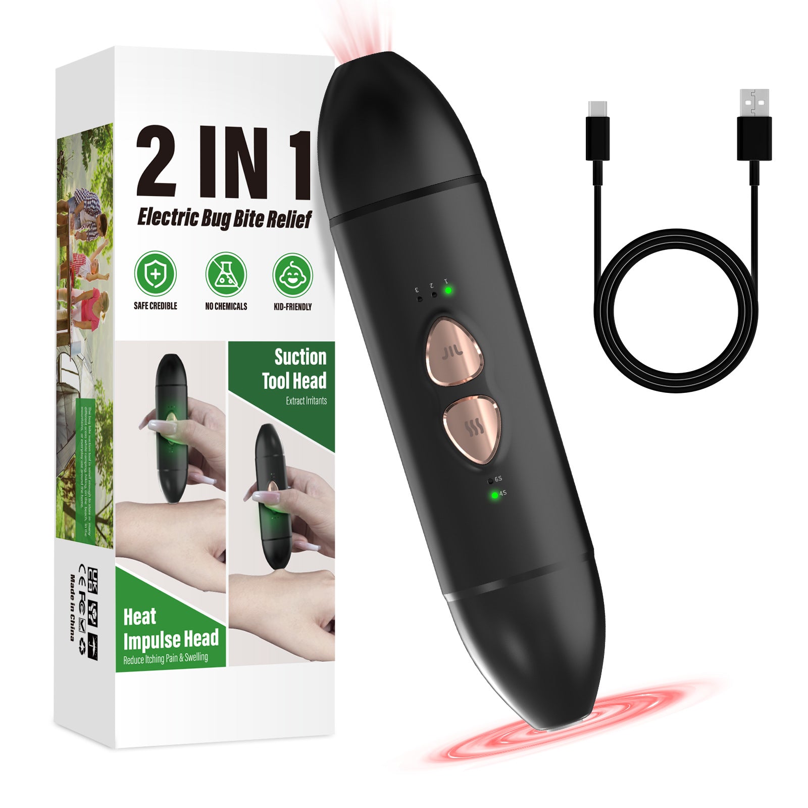 2-en-1 Instrument anti-démarrage pour insecticides électriques