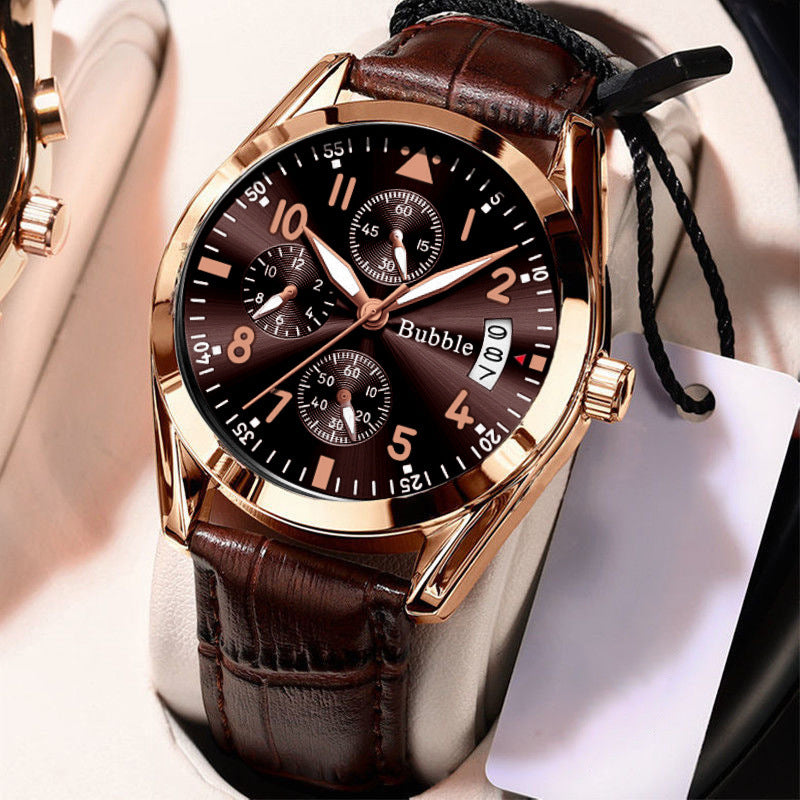 Entièrement automatique Quartz Lumineux Imperméable Digital montre homme à six mains