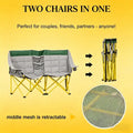 Double folding chair