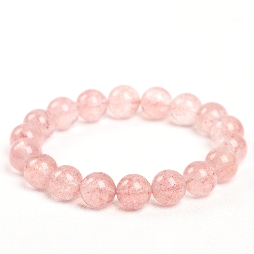 Bracelet à quartz fraise naturel