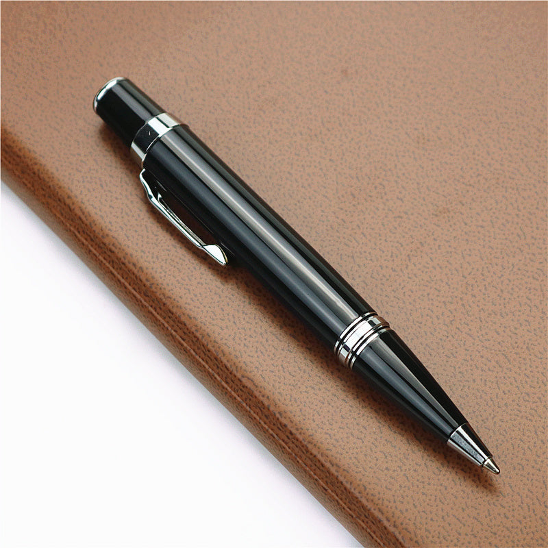 Pocket Signature stylo plein métal noir rouleau portable stylo