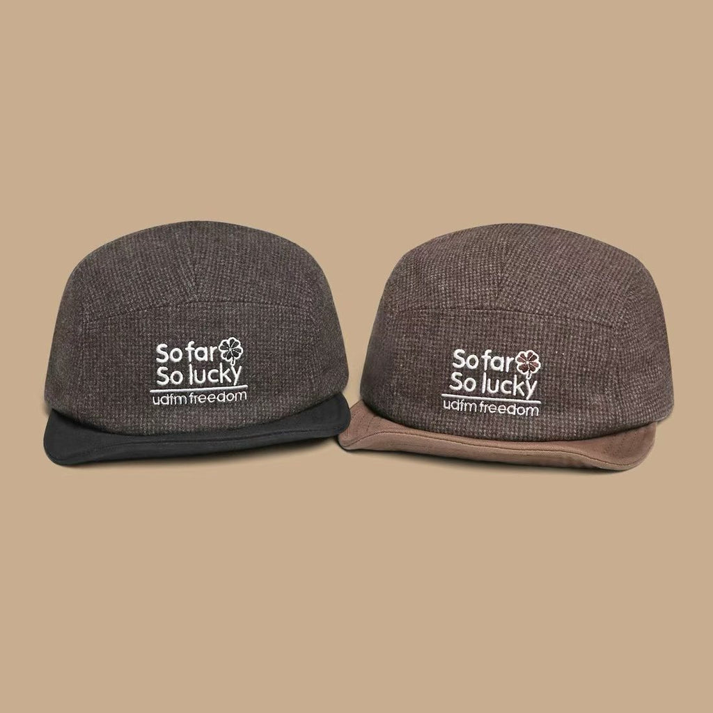 Casquette de baseball à lettres multicolores pour l'automne Et l'hiver