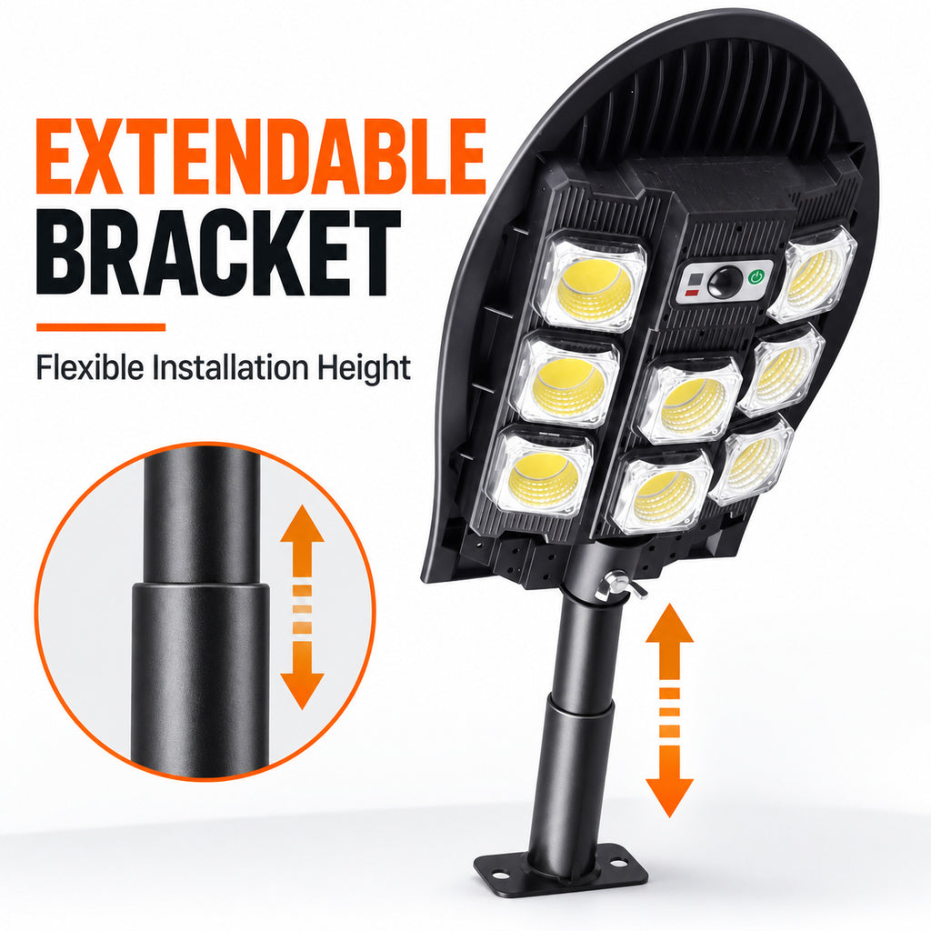 Solar Powered Motion Sensor COB Garden Light W7103B 3 Pour la décoration de jardin LED Landscape Li