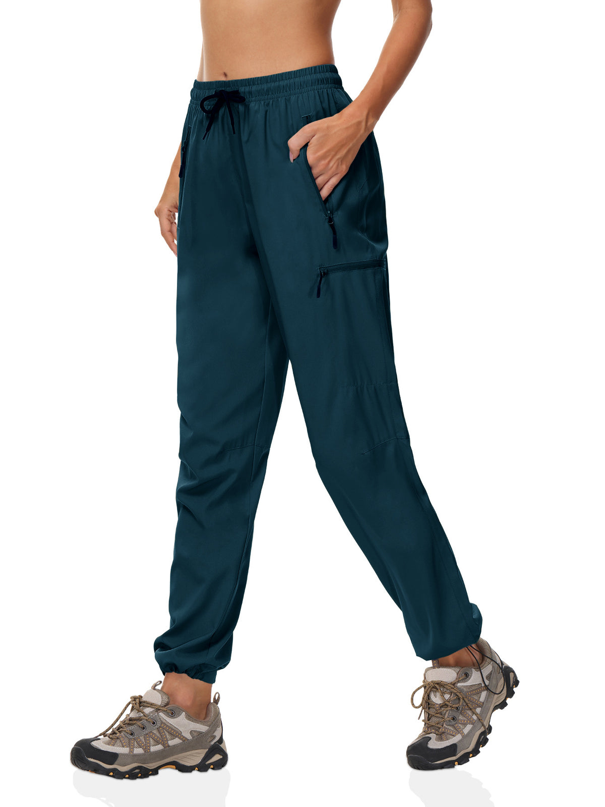 Pantalons à séchage rapide Pantalons pour femmes Été mince Sports Randonnée en plein air Alpinisme Protection solaire