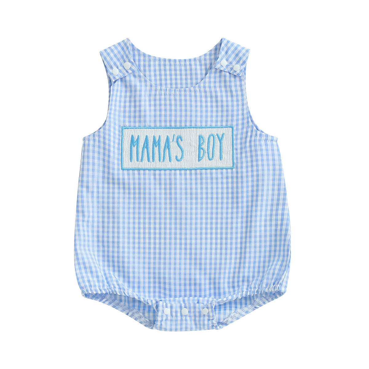 Little Embroidered Letter Triangular Romper