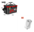 Bucket de pêche de poisson Bucket Eva épaissé Multifonctionnel Live Fish Box pliant Bucket Fish
