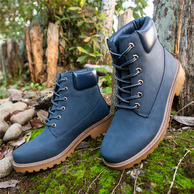 Hommes CottonQuilted Dr Martens Bottes de styleHaute Bottes de travail occasionnel