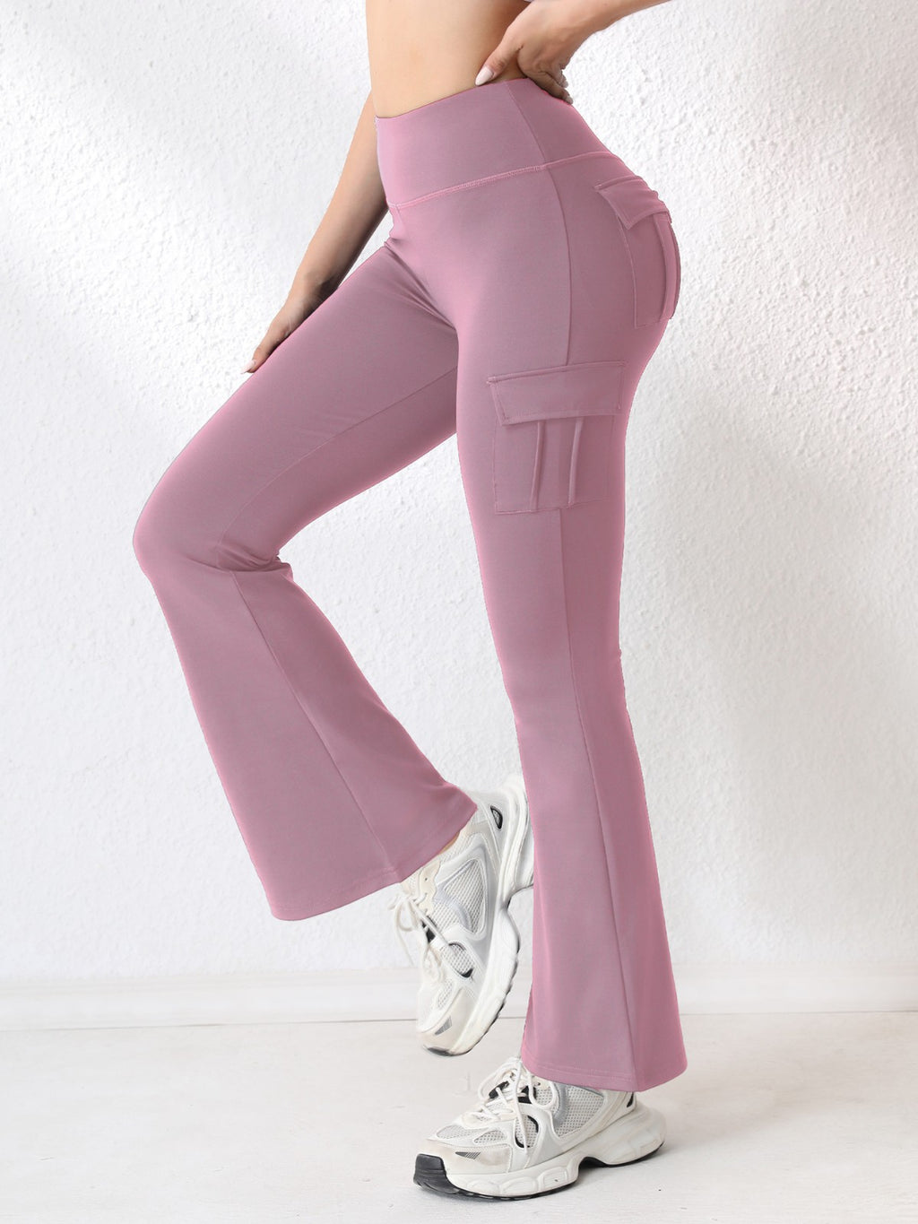 Leggings de Bell-Bottom Sport populaires avec des poches