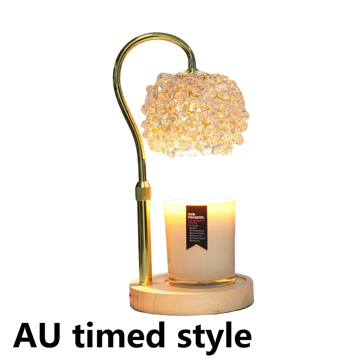 Lampe de cristal aromathérapie réglable adapté pour le salon et le lit dans le Bedro
