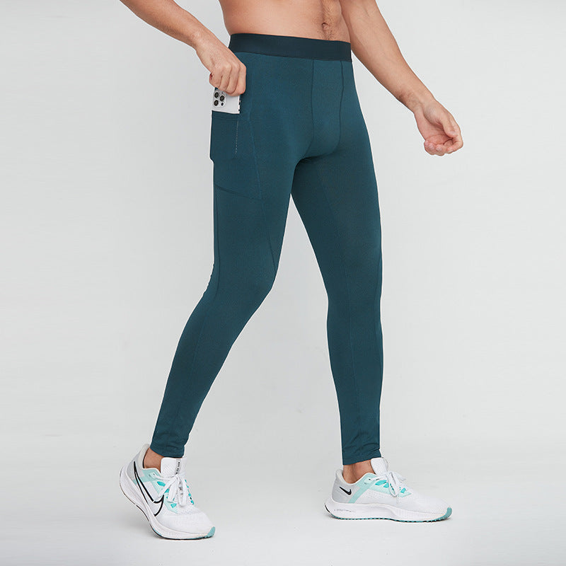 Leggings sportifs masculins d'automne et d'hiver