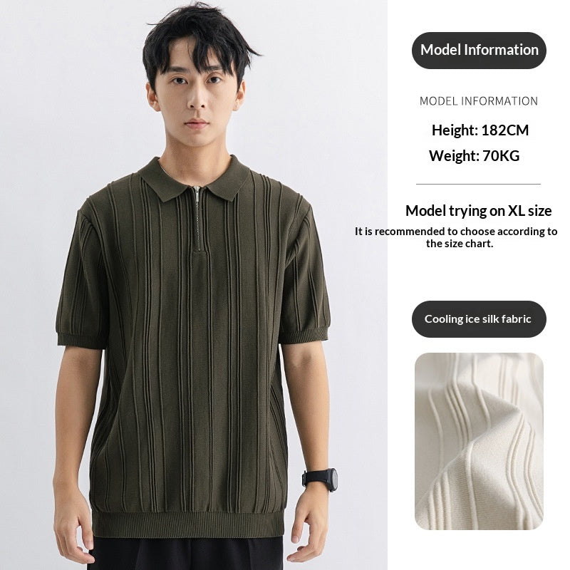Polo Homme d'affaires T-shirt manches courtes