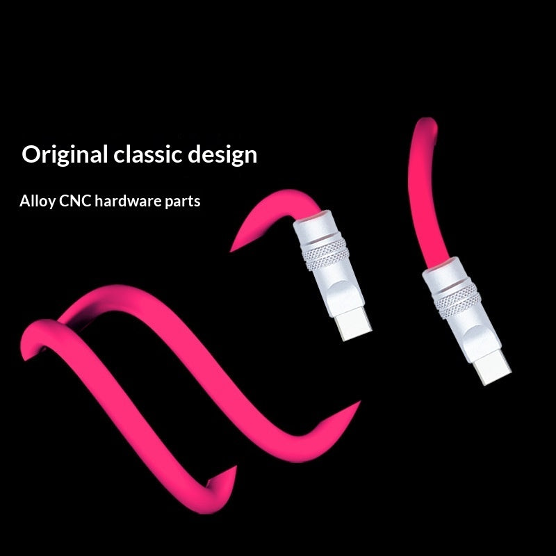 Câble à double tête en silicone ultra-soft