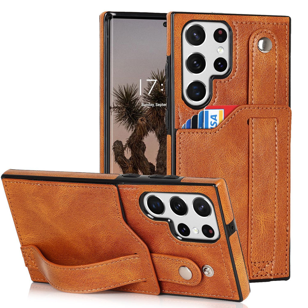 Boîtier en cuir protecteur pour téléphone portable