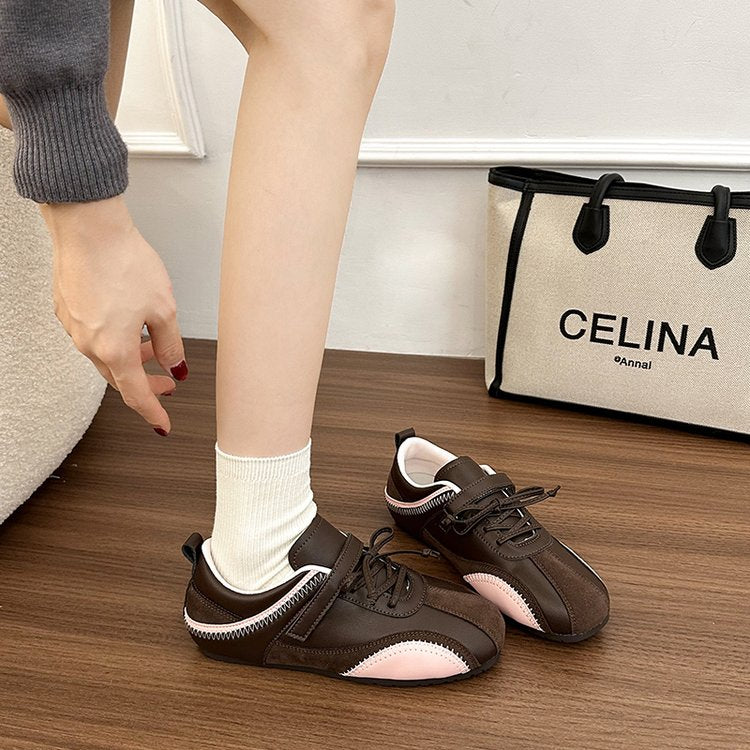 Femmes Velcro Chaussures de Ballet Casual