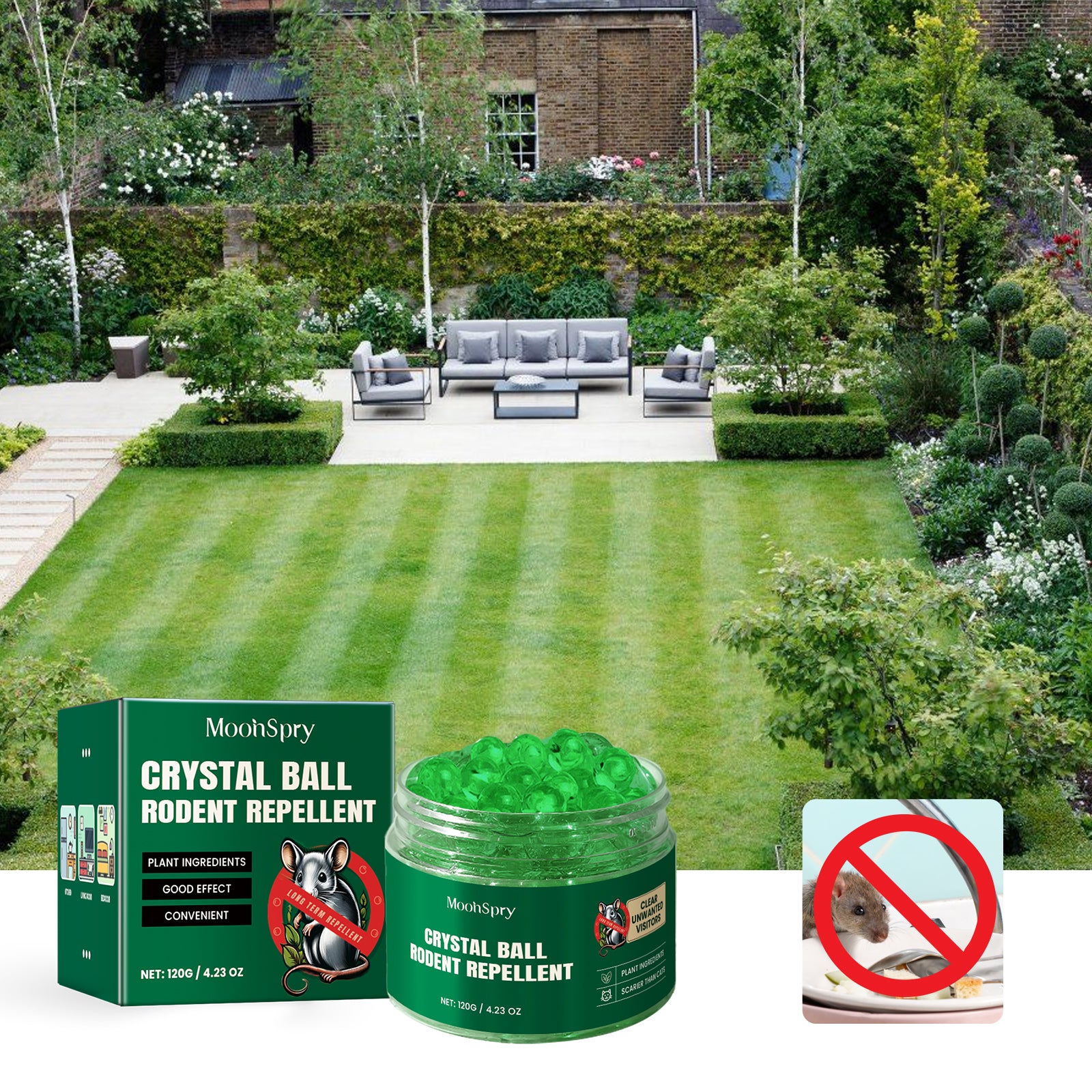 Balle de cristal Rodenticide 120g1box