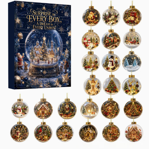 Série de caractères Calendrier de l'avent Boîte aveugle