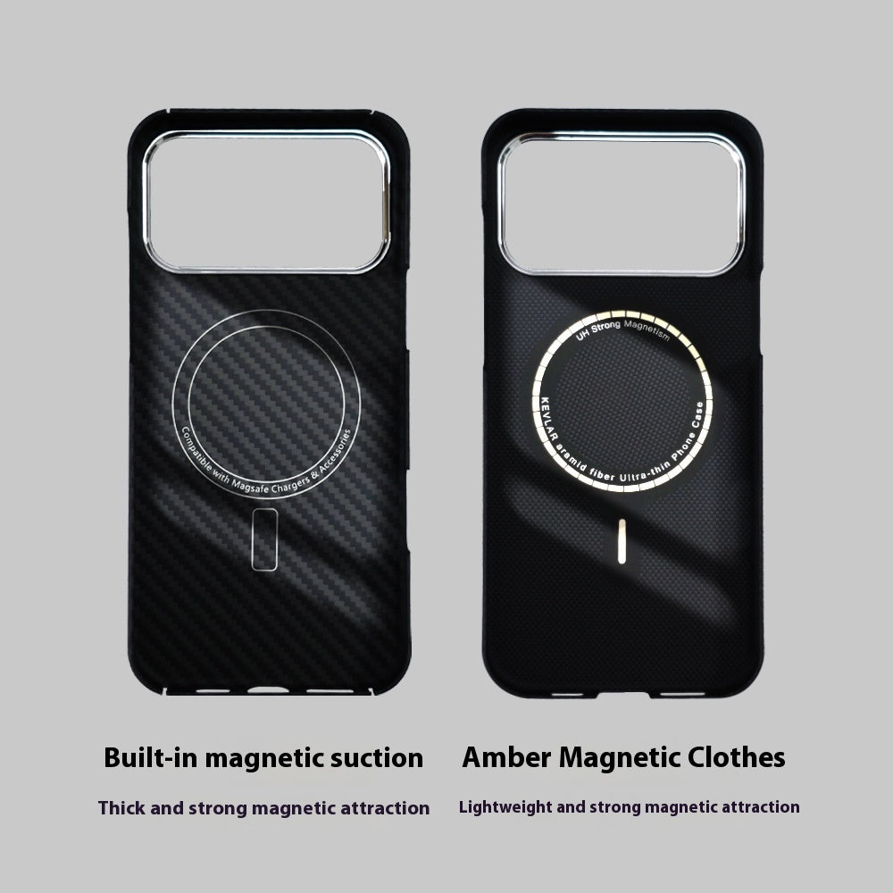 Cas de téléphone magnétique Aramid Fiber série applicable