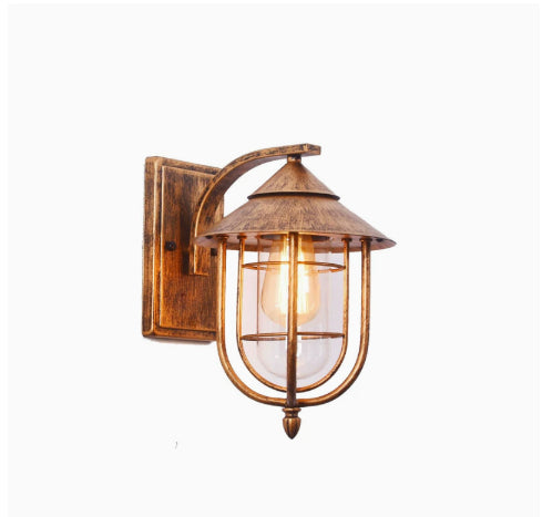 Lampe murale de type japonais pour usage extérieur