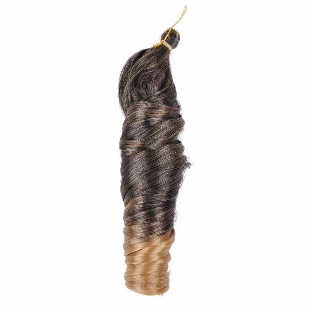 22 pouces Français Loose Wave Crochet tresses cheveux