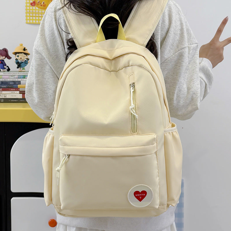 Sac à dos polyvalent Niche Minimiste Casual High School Sac Campus