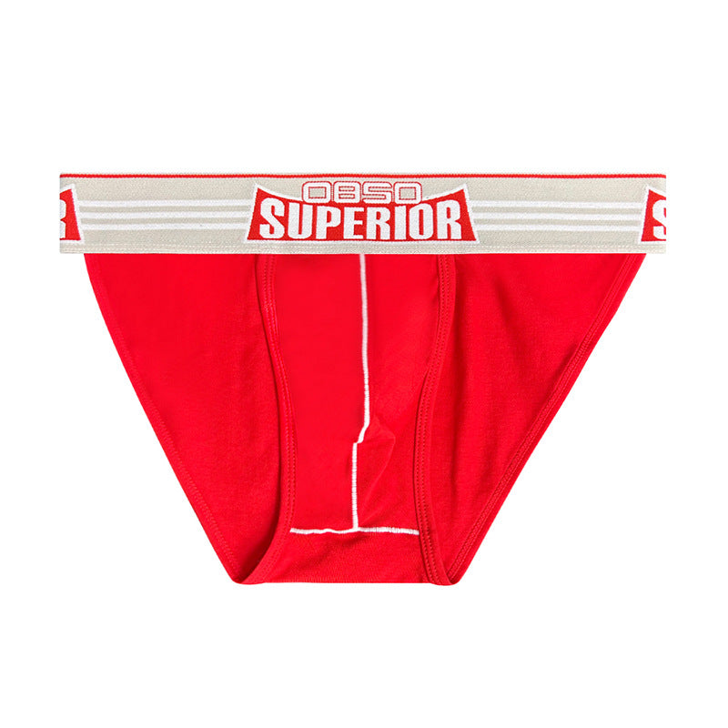 Sous-vêtements pour hommes Low Waist Cotton Sports Fitness Slip anti-wear