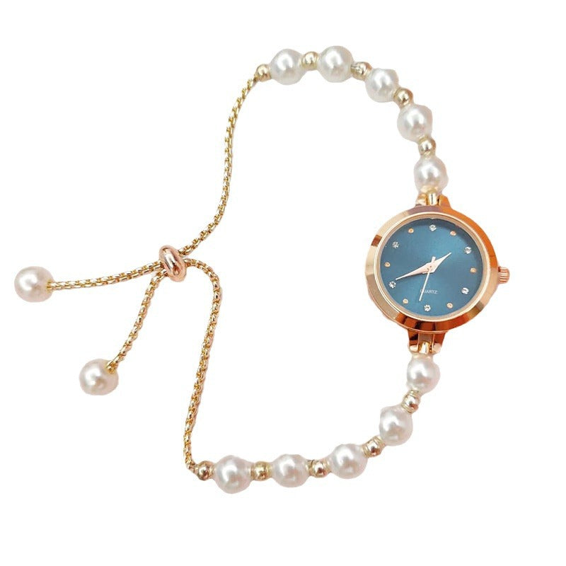 Pearl Bracelet Montre Femmes Quartz Montre