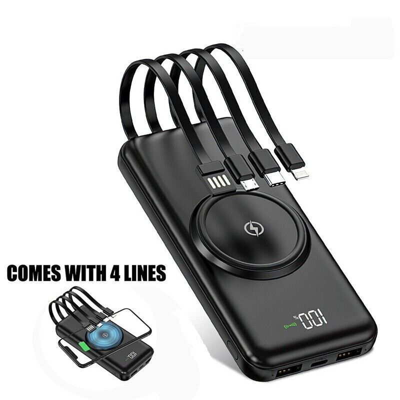 20000mAh Power Bank Fast Charger Batterie Pack Portable 5 USB pour téléphone portable UK
