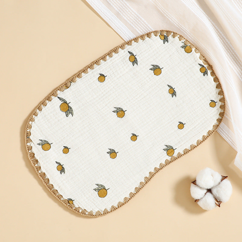Oreiller plat en coton 10 couches bébé nouveau-né