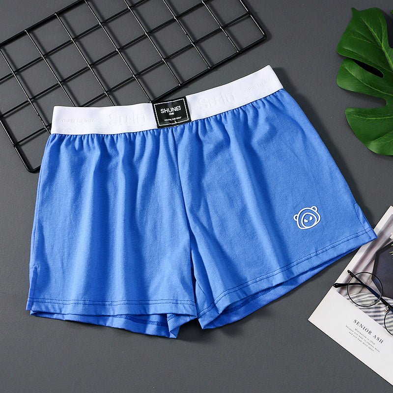 Sous-vêtements en coton purifié homme Confortable Personnalité Respirante Plus Taille Boxer Slip