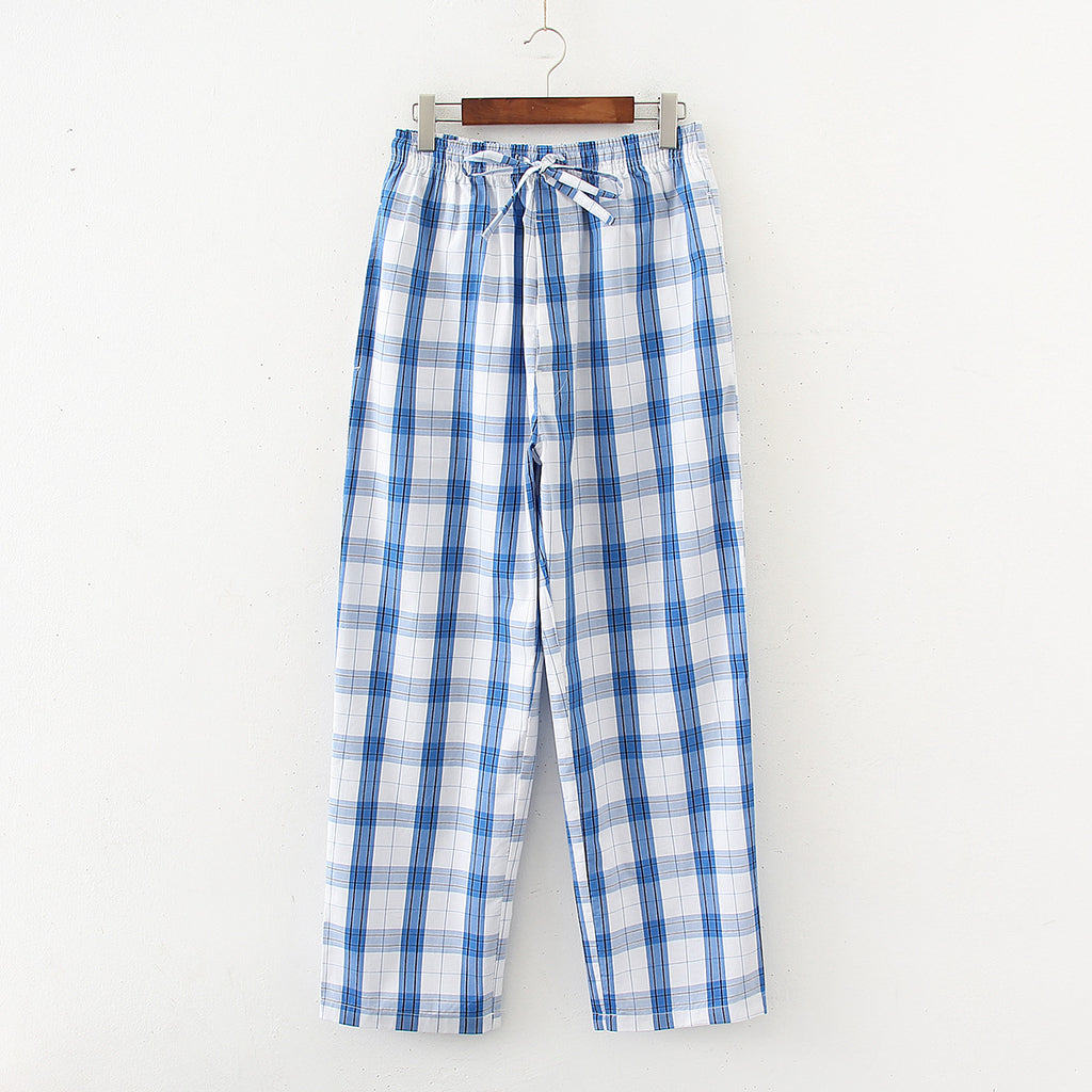 Coton Surdimensionner Loose Confortable Respirant Printemps Et Pajamas Men's Thin