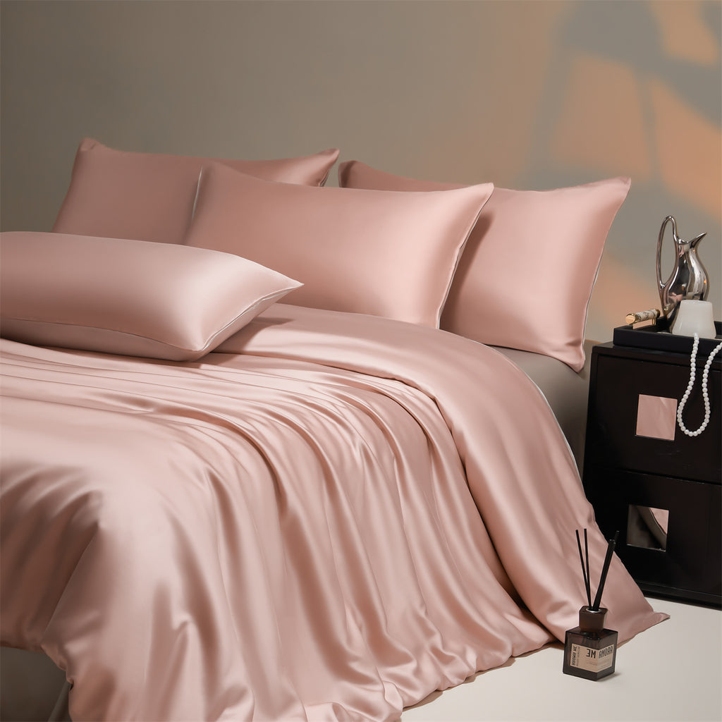 Luxury affordable haut de gamme Tencel Ensemble de literie de quatre pièces et couverture de couette