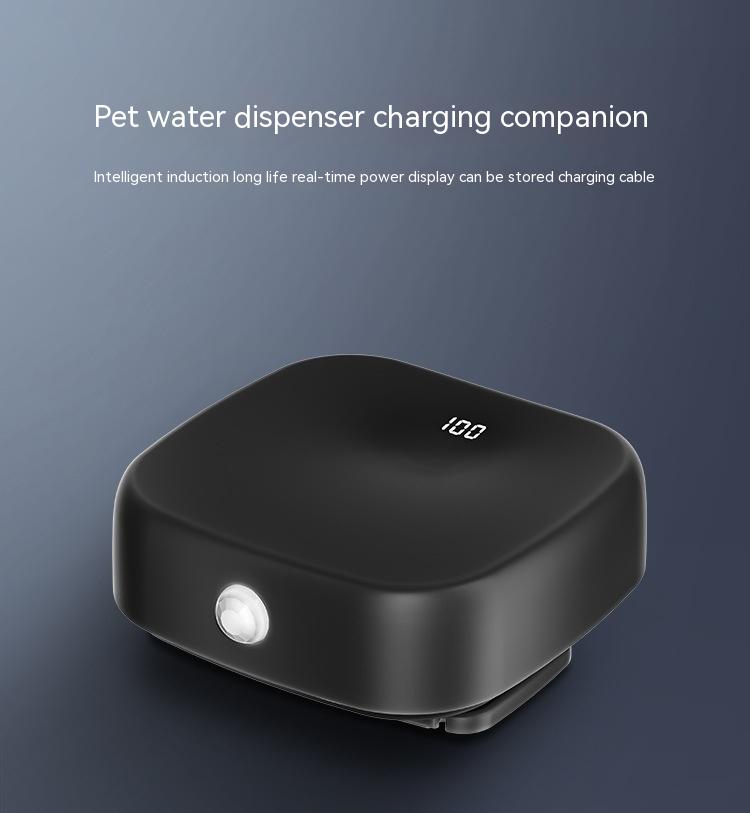 Cat Distributeur automatique d'eau Charger Compagnon sans fil batterie rechargeable intelligente